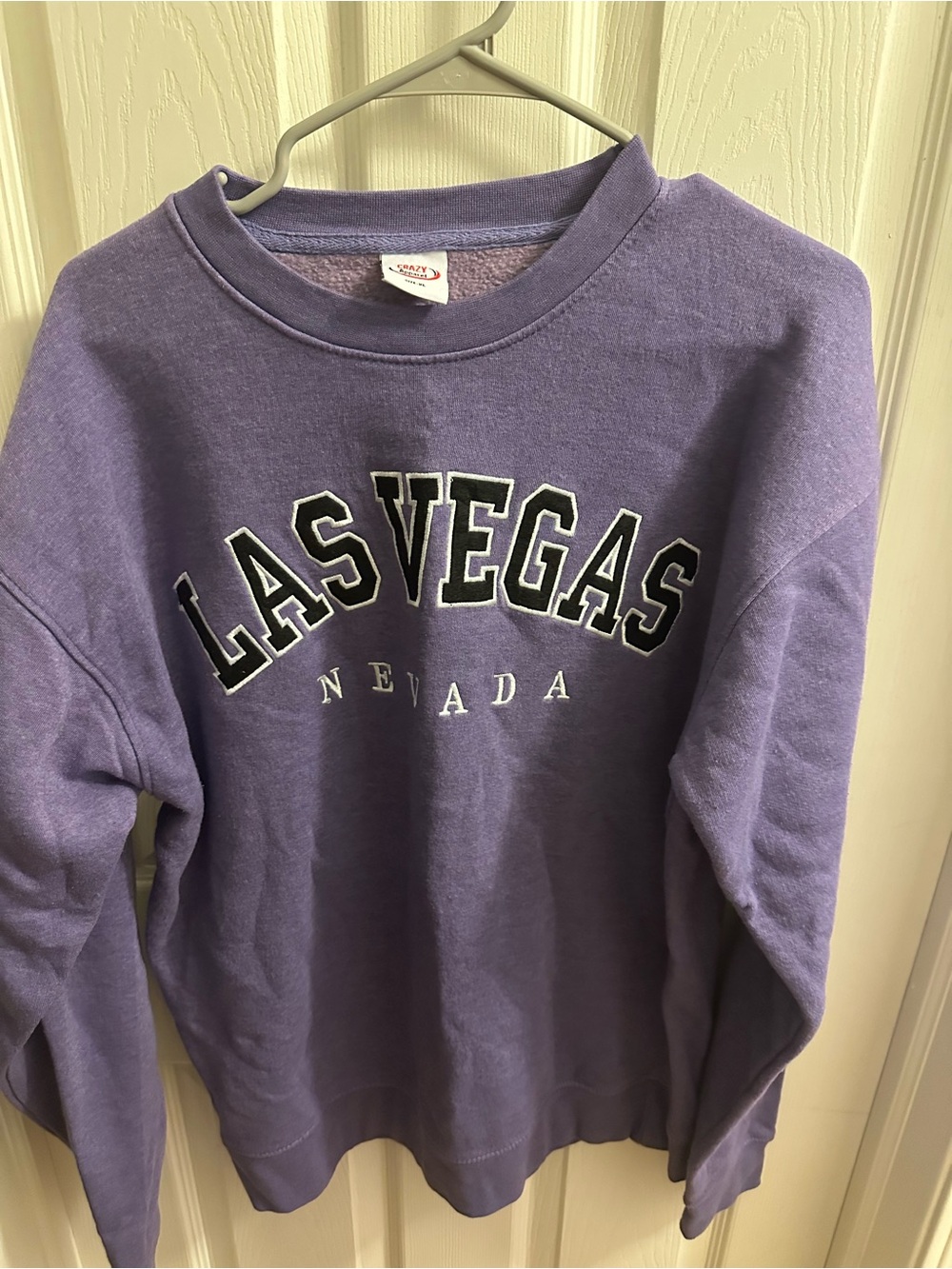 Lavender Las Vegas Nevada Crewneck Sweatshirt